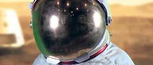 Der große Traum. Das Bild ist eine Animation des niederländischen Mars-One-Projekts. Foto: MarsOne