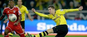 Demnächst miteinander: Ab Sommer werden sich David Alaba (l.) und Robert Lewandowski die Bälle zuspielen.