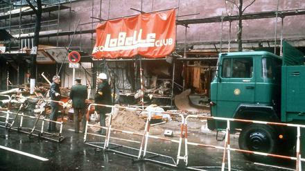 Anschlag auf die Diskothek "La Belle" in West-Berlin am 5. April 1986.