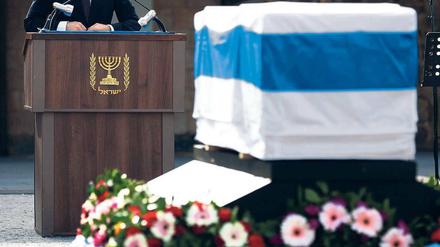 Staatsbegräbnis: US-Vizepräsident Joe Biden erinnerte an den Ex-Premier. Foto: AFP