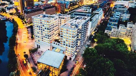 Und so soll's mal später aussehen: Diese Simulationen hingen an der Baustelle.