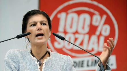 Linke-Politikerin Sahra Wagenknecht freut sich über jede lebendige Debatte.