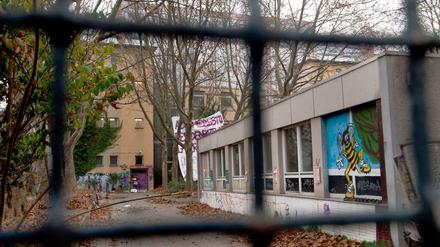 Die Gerhart-Hauptmann-Schule in Kreuzberg ist seit Dezember 2012 von Flüchtlingen besetzt.