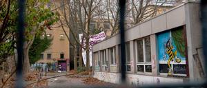 Die Gerhart-Hauptmann-Schule in Kreuzberg ist seit Dezember 2012 von Flüchtlingen besetzt.