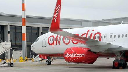 Air Berlin hat die Flughafengesellschaft auf mindestens 48 Millionen Euro Schadenersatz verklagt.