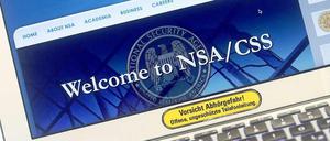 Immer und überall dabei? Die Homepage der NSA.