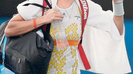 Abschied nach fünf Spielgewinnen. Andrea Petkovic unterlag der Slowakin Magdalena Rybarikova 2:6 und 3:6.