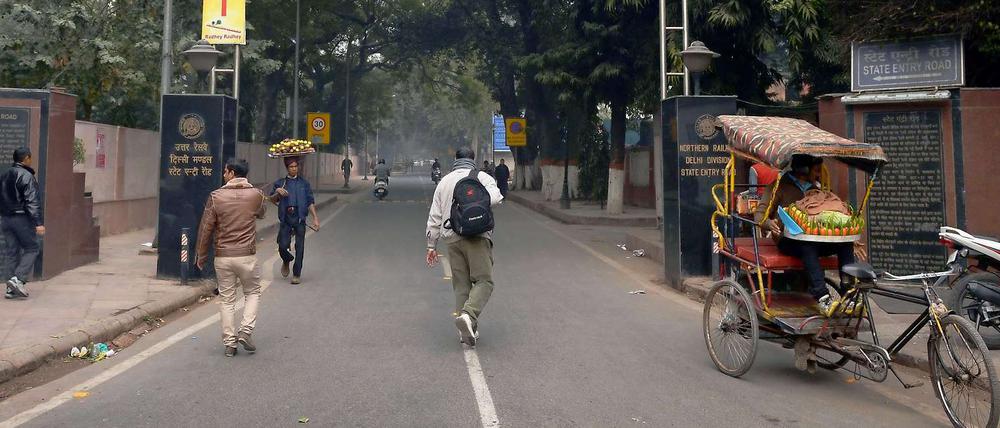 Immer wieder kommt es in Indien zu Vergewaltigungen. In dieser Straße soll kürzlich eine Dänin Opfer geworden sein.