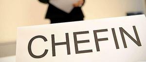 Chefinnen sind in deutschen Großunternehmen eher selten zu finden.