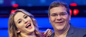 Die Moderatoren Jeannine Michaelsen und Elton