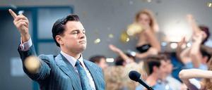Parforcetour. Leonardo DiCaprio ist als Broker und Betrüger nicht zu bremsen.