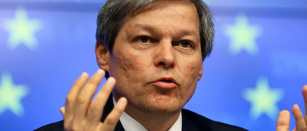 Will mehr Flächen für die Natur: EU-Agrarkommissar Dacian Ciolos.