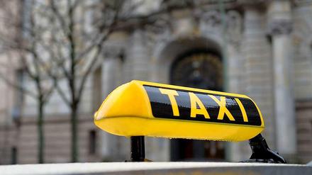 Taxi in Berlin.