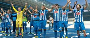 Warmes Blau. So viel Spaß hat Hertha BSC lange nicht gemacht. Nach der Hinrunde liegt der Aufsteiger mit 28 Punkten auf einem Europapokalplatz.