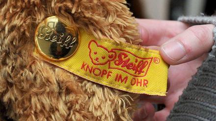 Seit 1904 tragen die Plüschtiere von Steiff den Knopf im Ohr.