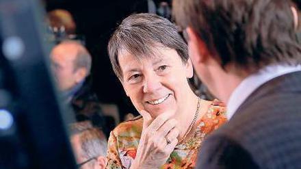 Bundesbauministerin Barbara Hendricks besuchte am Mittwoch den Jahresempfang der Immobilienwirtschaft.