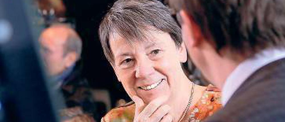 Bundesbauministerin Barbara Hendricks besuchte am Mittwoch den Jahresempfang der Immobilienwirtschaft.