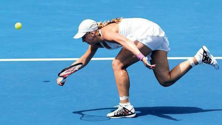 Schwere Beine. Sabine Lisicki gab bei Ihrer Niederlage nicht das athletischste Bild ab.
