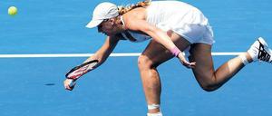 Schwere Beine. Sabine Lisicki gab bei Ihrer Niederlage nicht das athletischste Bild ab.