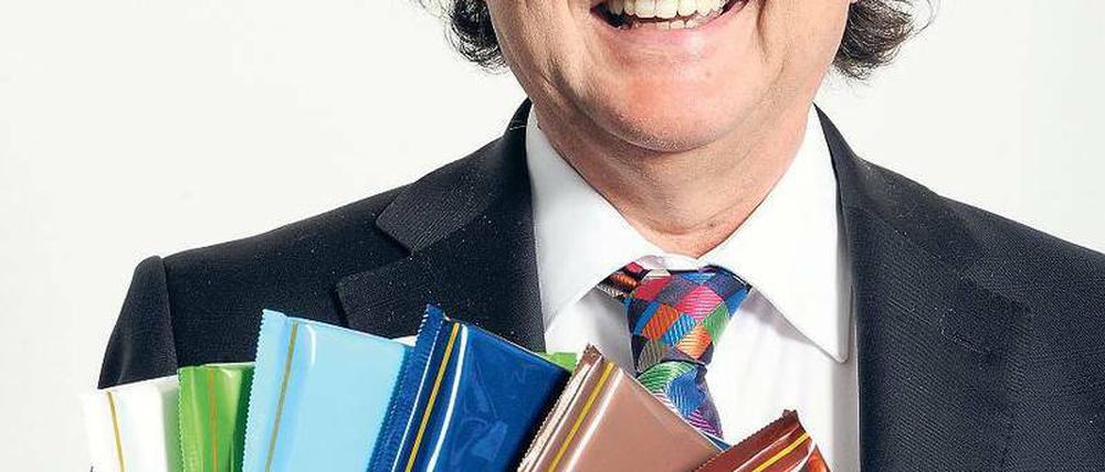 Alfred Theodor Ritter, 60, leitet den Süßwarenhersteller von Ritter Sport. Bevor er das Unternehmen übernahm, arbeitete er als Psychotherapeut. Der Stuttgarter engagiert sich für erneuerbare Energien.Foto: pa/dpa