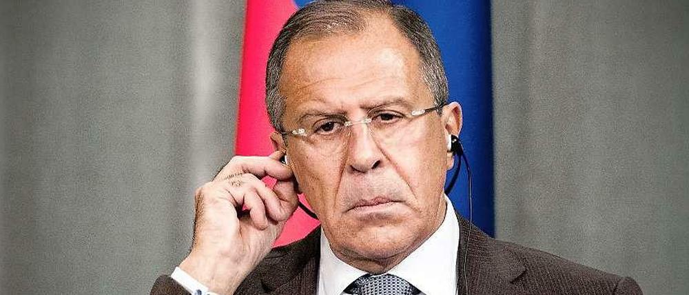Russlands Außenminister Sergej Lawrow.