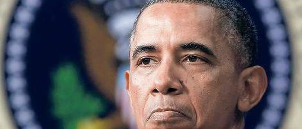 Stunde der Wahrheit. US-Präsident Barack Obama hat am Freitag in Washington eine lang erwartete Rede zu den Abhörpraktiken der USA gehalten. Foto: Larry Downing/Reuters