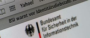 Das BSI wusste seit Dezember vom Datendiebstahl.