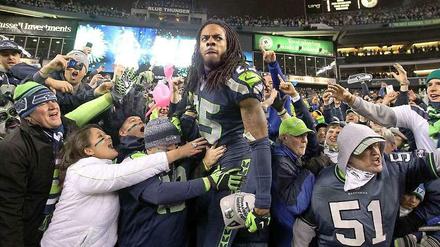 Im Mittelpunkt: Seattles kontroverser Star-Verteidiger Richard Sherman.