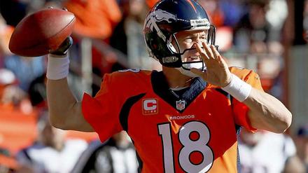 Mach es noch einmal: Quarterback Peyton Manning (37) steht im Spätherbst seiner Karriere noch einmal im Super Bowl.