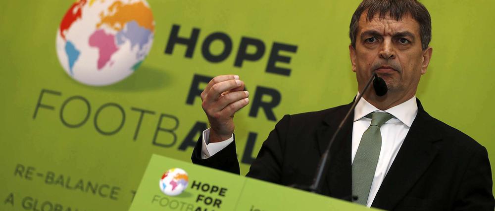 Jerome Champagne will im kommenden Jahr Josef Blatter ablösen.