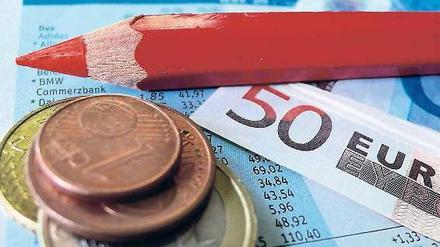 Das Geld des kleinen Mannes. Schon ab 25 Euro können Anleger ihr Erspartes an der Börse anlegen. 