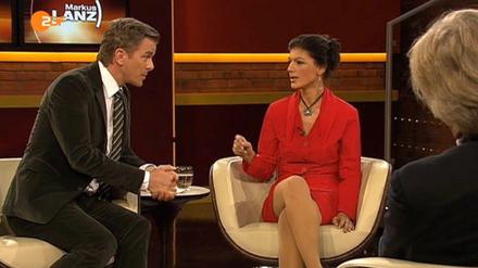 Vorbei ist auch daneben: Das Gespräch zwischen Markus Lanz und Sahra Wagenknecht am 16. Januar ist ein Musterbeispiel asymmetrischer Kommunikation. 