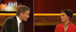 Vorbei ist auch daneben: Das Gespräch zwischen Markus Lanz und Sahra Wagenknecht am 16. Januar ist ein Musterbeispiel asymmetrischer Kommunikation. 