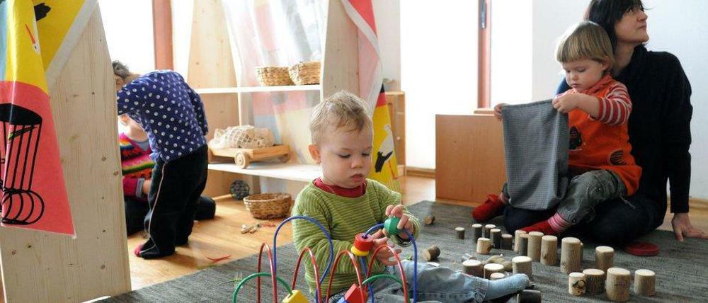 Mit dem raschen Ausbau der Kitaplätze könnte es bald vorbei sein.