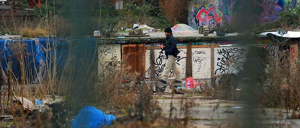 Unterkünfte von rumänischen Arbeitern in Frankfurt am Main.