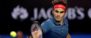 Roger Federer spielt heute im Halbfinale gegen Rafael Nadal.