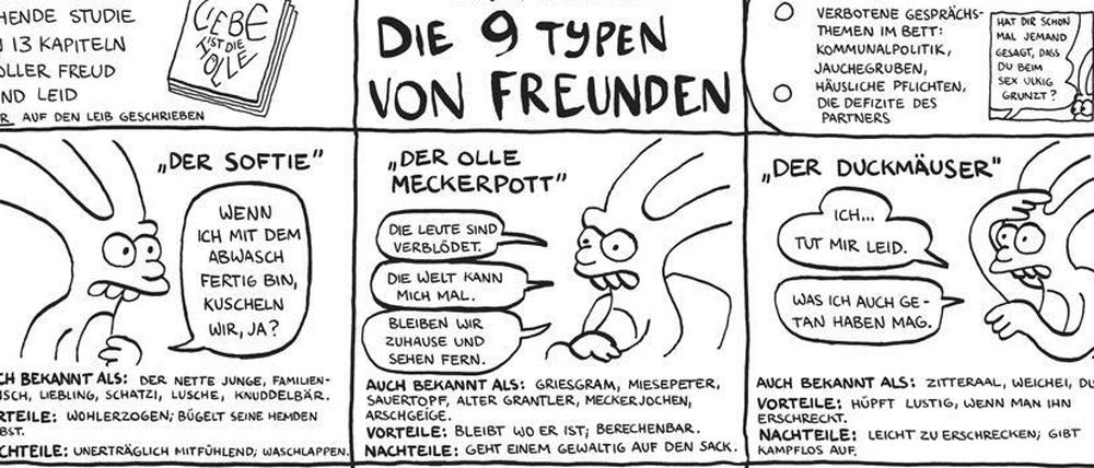 Welcher Typ bin ich? Eine Seite aus dem Buch.
