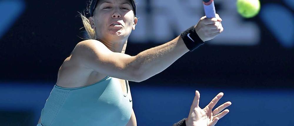 Schwärmt für Justin Bieber: die 19-jährige Eugenie Bouchard.