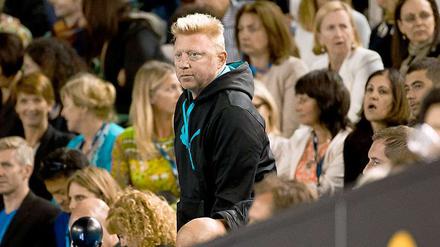 In der Box: Boris Becker.