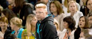 In der Box: Boris Becker.