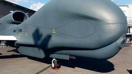 Unvollendet. Die Entwicklung des „Euro Hawk“ wurde im Mai abgebrochen. Foto: dpa