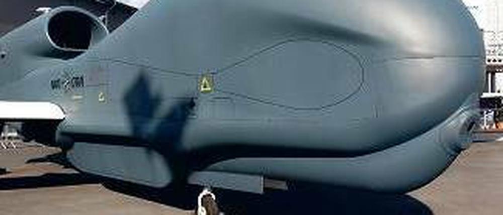 Unvollendet. Die Entwicklung des „Euro Hawk“ wurde im Mai abgebrochen. Foto: dpa
