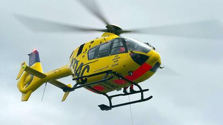 ADAC-Rettungshubschrauber. 