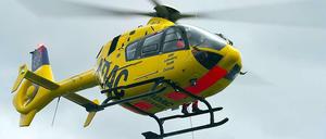 ADAC-Rettungshubschrauber. 