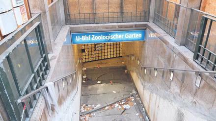 Es geht aufwärts. Seit 2012 gibt es Probleme mit dieser Treppe. 