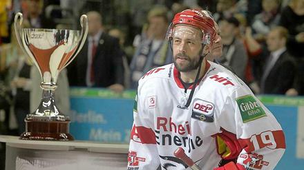 Im letzten Spiel den ersten großen Titel verpasst: Marco Sturm nach der verloren Finalserie mit den Kölner Haien gegen die Eisbären Berlin.