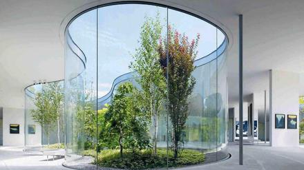Mehr Licht. Oben in den Kant-Garagen plant Architektin Johanne Nalbach diesen begrünten kleinen Innenhof.