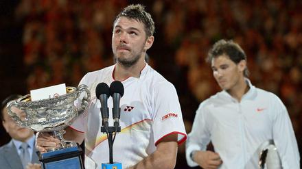 Erster Grand-Slam-Sieger des Jahres. Der Schweizer Stanislas Wawrinka. 
