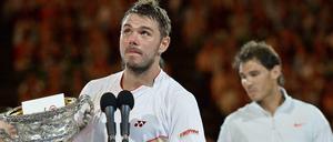 Erster Grand-Slam-Sieger des Jahres. Der Schweizer Stanislas Wawrinka. 