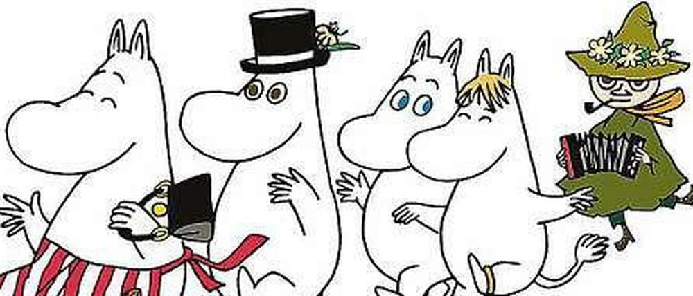 Die Mumins gehören zu den bekanntesten Kinderbuchfiguren Finnlands.